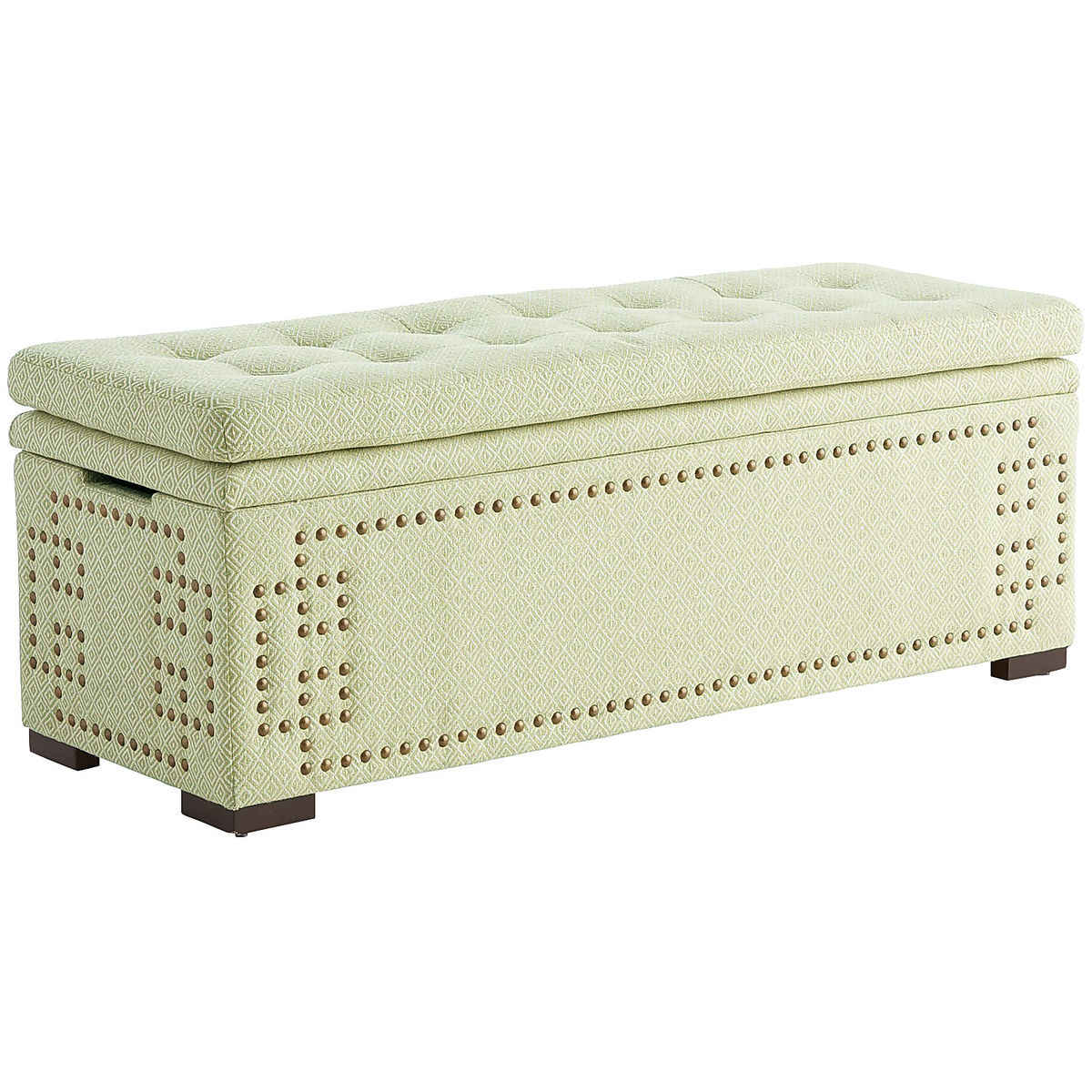 Garden Green Storage Bench